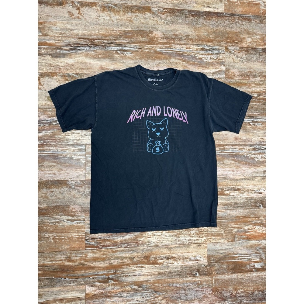 Rich And Lonely T-Shirt One Up Size XL Street Wear Money 2020 Human Race